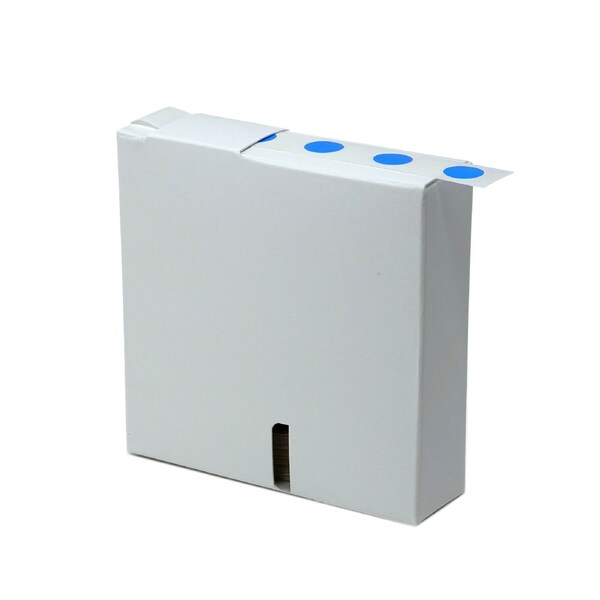 Label Rolls, Cryo, 13mm Dots, for 1.5-2mL Tubes, Blue, 1000PK